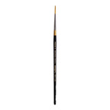 KINGART Premium Original Gold 9350-4 Liner Series Artist Brush, Golden Taklon Synthetic Hair, Short Handle, for Acrylic, Waterco