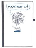 Udnag Ruled Notebook Diary Fan | Im Your Biggest Fan, [A5 80Pages 80Gsm]