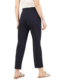Fyltr Womens Regular Stretch Cotton Comfortable Soft Khaki Trousers,Heavy Navy,Heavy Navy,36
