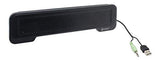 Syba Usb Powered 3.5Mm Audio Laptop Speaker Cl-Spk20138 Clip-On Soundbar - Portable Compact Travel Stereo Speaker Bar Design Use