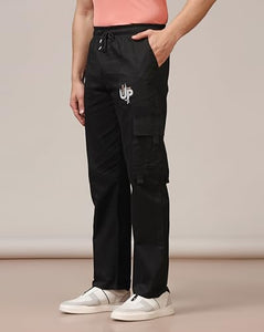 Toplot Cotton Multi-Pocket Cargo Pant For Men (Men-Up-Cargo-5178-Black-32),Black,32,B0CYQ7HV8Y