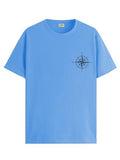 ADRO Tshirt for Men | Printed T Shirt for Men | 100% Cotton Tshirt | Graphic Printed T-Shirt | Chest Printed Tshirt | Unisex Tshirt | T-Shirts Men| RN24-STICK-COMP-SK-2XL Sky Blue,Sky Blue