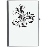 Udnag Ruled Notebook Diary Floral | Decorative Floral1, [A5 80Pages 80Gsm]