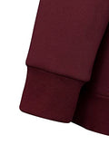 Toplot Men'S Woolen Blend Solid Hoodie With Hooded Neck (Zip-Hoodie-5146-Maroon-Xl),Maroon,,B0CJR52MLR