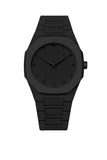 Devil Aura Men'S Watch With Arabic Numerals Matte Black Minimalist Analog Watch | Trending Wristwatch (Note: This Is Lightweight