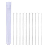 ATORSE 2x20 Pieces Beading Needle with Storage Bottle for DIY Crafts Jewelry Making