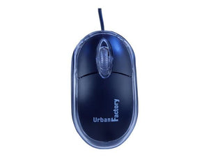 URBAN FACTORY BDM02UF Cristal Mouse Optical USB 2.0, 800dpi, Internal Light - Black