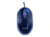 URBAN FACTORY BDM02UF Cristal Mouse Optical USB 2.0, 800dpi, Internal Light - Black