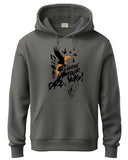 ADRO Anime Hoodies for Men 320 GSM Soft Cotton Hoodie Long Lasting Anime Printed Hoodie for Winter | Mens Hoodies | Sweatshirt for Men|H24-DREAM-SG-S Steel Grey,Steel Grey