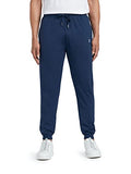 Xyxx Men'S Cotton Modal High Neck Sweatshirt(Xyjog06M_Dress Blue_M)