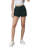 Kotty Solid Women Regular Shorts Navy,NavyApparel,L
