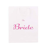ZOOMELLA LarBride Wedding Paper Gift Favour Bag with Handle White|Wedding Favors| Wedding Favors