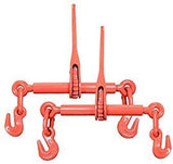 2 Pack Mini Truck Trailer Load Binder Ratchet Chain Binder for 1/4 to 5/16 Chain (Working Load Limit: 2,600 LBS)