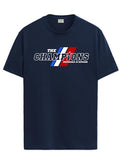 Adro Men'S Graphic Printed 100% Cotton T-Shirt - Regular Fit, Printed T-Shirts For Men (Rn24-Cmp-Nb_Navy_M)