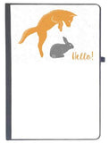 Udnag Ruled Notebook Diary Cartoon | Hello, [A5 80Pages 80Gsm]