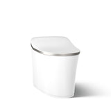 KOHLER K-77795-0BN Eir Comfort Height One-Piece Elongated, Dual-Flush, Smart Toilet with Bidet Built In, White with Brushed Nick