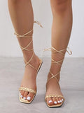 Shoetopia Women'S Block Heel Sandal,Golden,5,B0CVBC4RGV