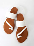 Shoetopia Women'S Sandal,White,7,B0BSCBWYQV