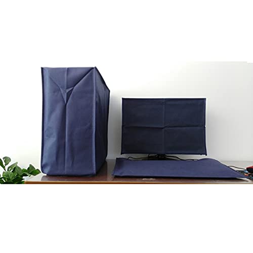 ALHBEJT 3 Pieces Computer Dust Cover Monitor + Keyboard+ Computer Host Pc Dust Proof Computer Covers Case Computer Dust Cover fo