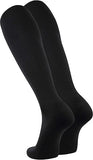 Gymwar Football Socks For Men & Boys | KneeLength Sports Socks For Training & Match Play | Breathable Athletic Socks (Black)
