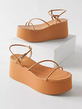 Shoetopia Girls P-6 Tan Platform - 5 Uk (Girls-P-6-Tan),Tan,5,B0CQK58C4R
