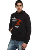 Adro Men'S Motivation Workout Printed Cotton Hoodies (H-M-Sto-Bl_Black_M)