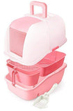 CatIdea Luxury Sifting Hooded Cat Litter Box. CL1 (Spring Green)