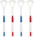 Nurpi Plastic Tongue Cleaner For Adults & Children, Pack Of 4, Hygienic & Flexible Design, Removes Bacteria & Bad Breath, Comfor
