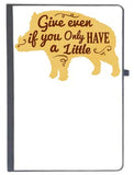 Udnag Ruled Notebook Diary Phrase | Give Even If You Have A Little, [A5 80Pages 80Gsm]