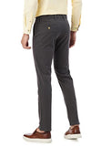 Fyltr Mens Straight Fit Stretch Cotton Khaki Trousers - Soft Handfeel,Feelin Grey,Feelin Grey,32
