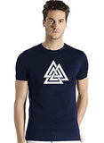 Adro Triangle Mens Printed T-Shirt (Rnr-M-Tkt-Nb_Navy_M)
