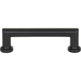 Top Knobs Morris Pull 3 3/4 Inch (c-c) Flat Black