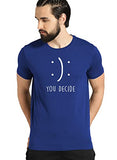 Adro You Decide Mens Printed T-Shirts (Rnr-M-Dec-Rb_Royal Blue_M)