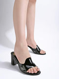 Shoetopia Women'S Wedge Heel Sandal,Black,7,B0CK7YSS9V