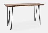 Jofran Nature'S Edge 50 Modern Solid Wood Live Edge Console Sofa Table, Natural