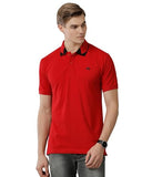 Adro Premium Cotton Polo For Men (P23-H-Pln_Red_ L)