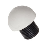 Sure-Grip Power Plugs 5/8 Aluminum Stem Real Rubber Made in The USA (White)
