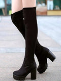 Shoetopia Women'S Slip-On Boots Black 8 Uk,Black,8,B0BSC36TW9