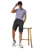 Xyxx Men Cotton Rich Shorts, Regular Fit, Solid, Pack Of 1, Xysht11Xxl, Graphite Grey, Xxl
