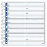 Voice Mail Log Book, 480 Messages, 81/2x81/4, 2BK/PK, Sold as 1 Package
