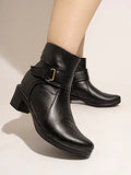 Shoetopia Girls Bt-7079 Black Ankle Boot - 3 Uk (Girls-Bt-7079-Black),Black,3,B0CQPC7ZBF