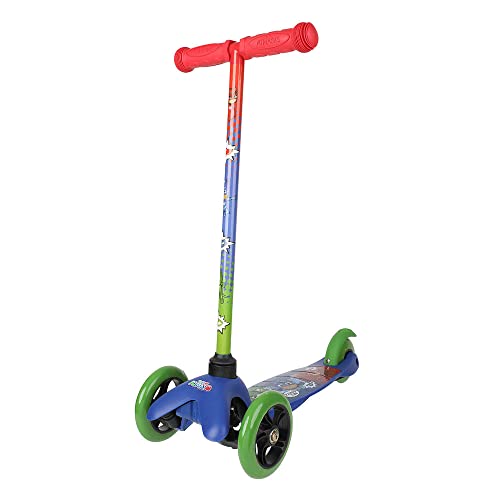 PJ Mask Self Balancing Kick Scooter - Extra Wide Deck, 3 Wheel Platform, Foot Activated Brake, 75 lbs Limit, Kids & Toddlers Gir