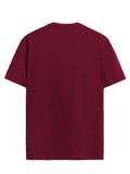 Adro Tshirt For Men | Printed T Shirt For Men | 100% Cotton T-Shirt |Printed T Shirt | T-Shirts | Rn24-Byo-Mr-S Maroon