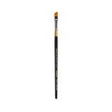 KINGART Premium Original Gold 9400-1/4 Angular Shader Series Artist Brush, Golden Taklon Synthetic Hair, Short Handle, for Acryl