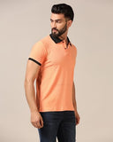 Toplot Men'S Regular Fit Polo T-Shirt (Sqaure-Polo-5180-Orange-Xl),Orange,,B0CY5GRTQP