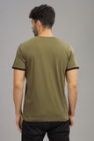 Adro Tshirt For Menmulti Color T-Shirt For Mencotton T-Shirtmens Tshirtrn8-24-Olblwh-L