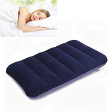 Pillow For Travelling, Blue, Rubber & Velvet, Pack Of 1