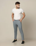 Toplot Men'S Regular Fit Causal Trouser (Trouser-5068-Metal-40) Silver,Silver,40,B0CQM9CQ17