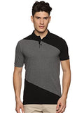 Adro Premium Cotton Multicolor Polo T-Shirt For Men (Pn23-S2-Bldg_Black_2Xl)
