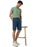 Xyxx Men Cotton Rich Shorts, Regular Fit, Solid, Pack Of 1, Xysht13Xl, Oxford Blue, Xl